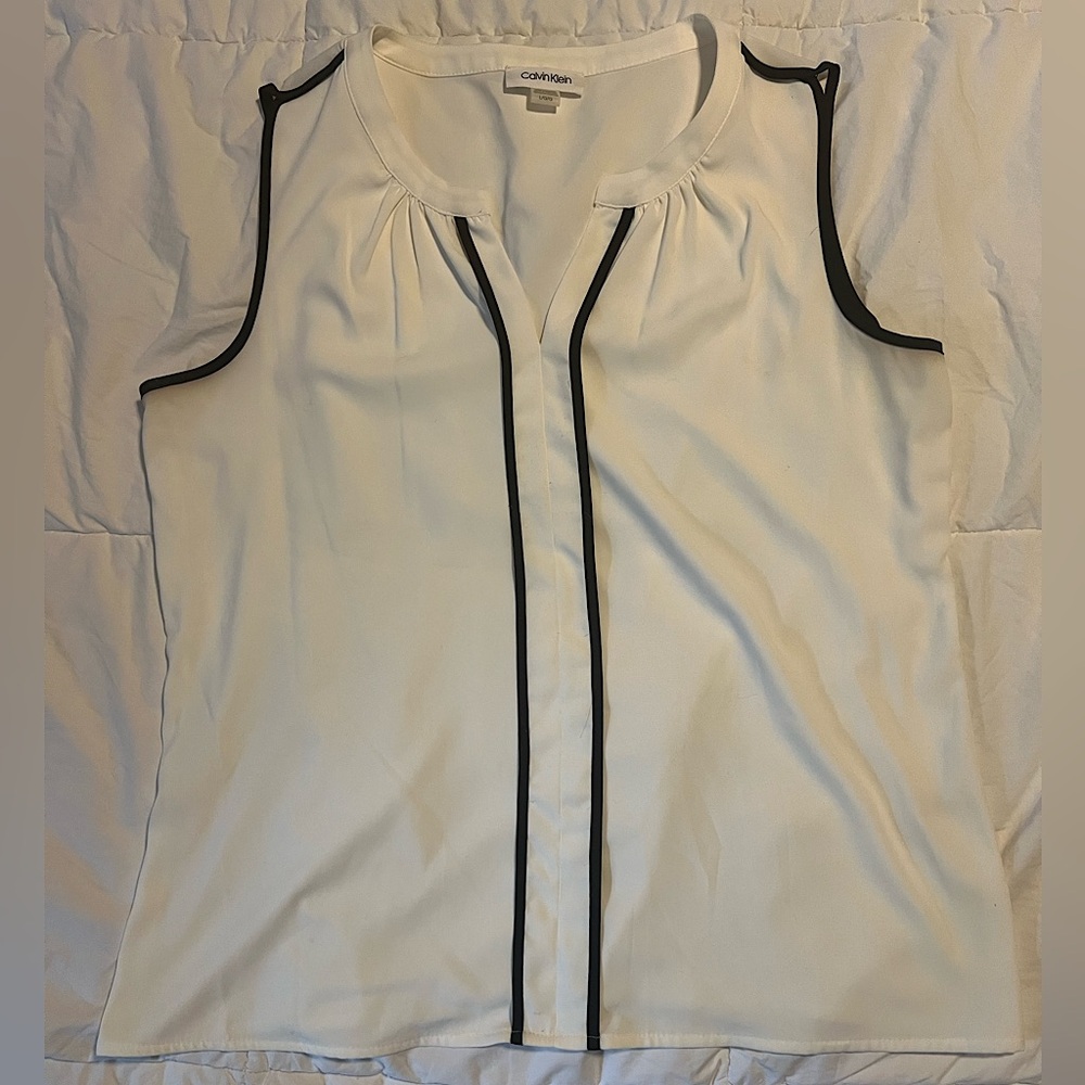 Calvin Klein sleeveless blouse